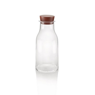 Alessi-Tonale-Karaffe aus kristallinem Glas mit Silikonkappe